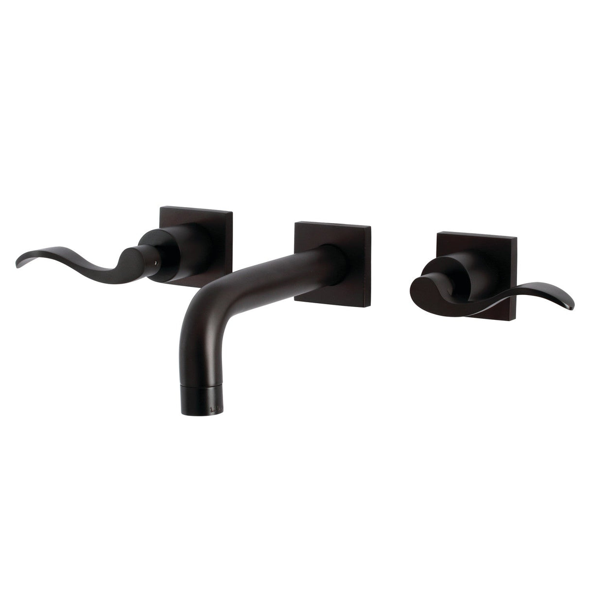 NuWave KS6125DFL Two-Handle 3-Hole Wall Mount Bathroom Faucet, Oil Rubbed Bronze