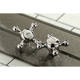 Metropolitan KS6126BX Two-Handle 3-Hole Wall Mount Bathroom Faucet, Polished Nickel
