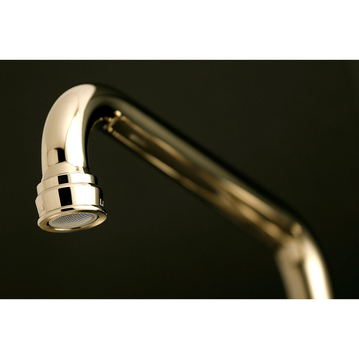 Kingston KS613PN Two-Handle 2-Hole Wall Mount Kitchen Faucet, Polished Nickel