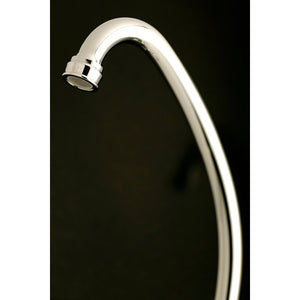 Kingston KS614C Two-Handle 2-Hole Wall Mount Kitchen Faucet, Polished Chrome