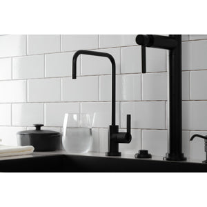 Continental KS6190CTL Single-Handle 1-Hole Deck Mount Water Filtration Faucet, Matte Black