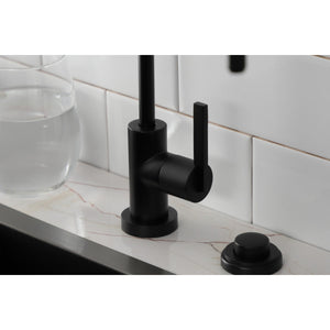 Continental KS6190CTL Single-Handle 1-Hole Deck Mount Water Filtration Faucet, Matte Black