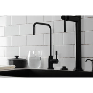 Concord KS6190DL Single-Handle 1-Hole Deck Mount Water Filtration Faucet, Matte Black