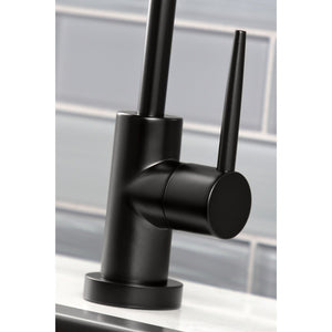 New York KS6190NYL Single-Handle 1-Hole Deck Mount Water Filtration Faucet, Matte Black