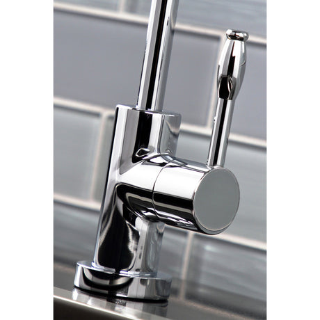 Nustudio KS6191NKL Single-Handle 1-Hole Deck Mount Water Filtration Faucet, Polished Chrome