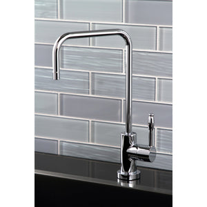 Nustudio KS6191NKL Single-Handle 1-Hole Deck Mount Water Filtration Faucet, Polished Chrome
