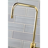 Continental KS6192CTL Single-Handle 1-Hole Deck Mount Water Filtration Faucet, Polished Brass