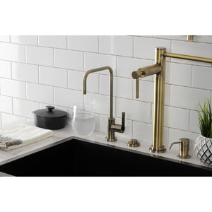 Continental KS6193CTL Single-Handle 1-Hole Deck Mount Water Filtration Faucet, Antique Brass