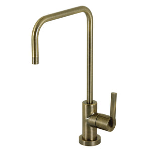 Continental KS6193CTL Single-Handle 1-Hole Deck Mount Water Filtration Faucet, Antique Brass