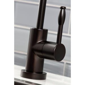 Nustudio KS6195NKL Single-Handle 1-Hole Deck Mount Water Filtration Faucet, Oil Rubbed Bronze