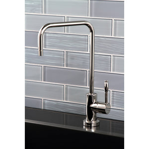 Nustudio KS6196NKL Single-Handle 1-Hole Deck Mount Water Filtration Faucet, Polished Nickel