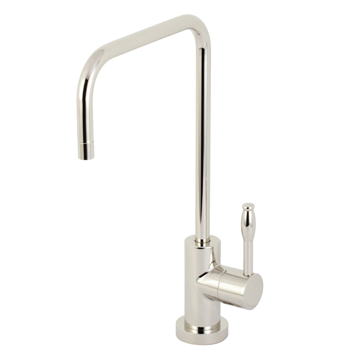 Nustudio KS6196NKL Single-Handle 1-Hole Deck Mount Water Filtration Faucet, Polished Nickel