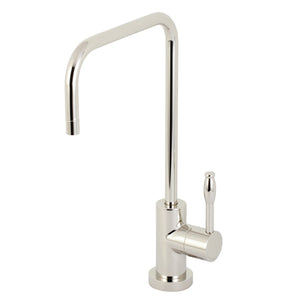 Nustudio KS6196NKL Single-Handle 1-Hole Deck Mount Water Filtration Faucet, Polished Nickel