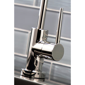 New York KS6196NYL Single-Handle 1-Hole Deck Mount Water Filtration Faucet, Polished Nickel