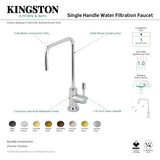 Concord KS6197DL Single-Handle 1-Hole Deck Mount Water Filtration Faucet, Brushed Brass