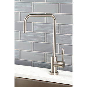 Nustudio KS6198NKL Single-Handle 1-Hole Deck Mount Water Filtration Faucet, Brushed Nickel
