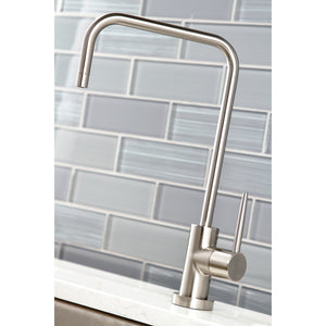 New York KS6198NYL Single-Handle 1-Hole Deck Mount Water Filtration Faucet, Brushed Nickel