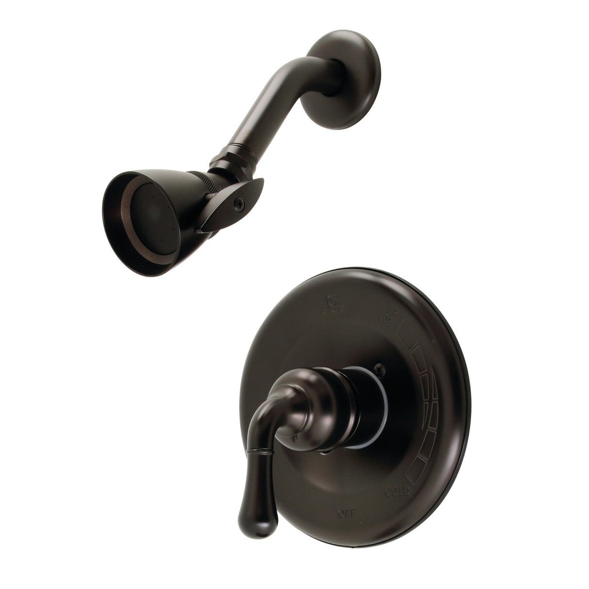 KS635SO Single-Handle 2-Hole Wall Mount Shower Faucet, Oil Rubbed Bronze