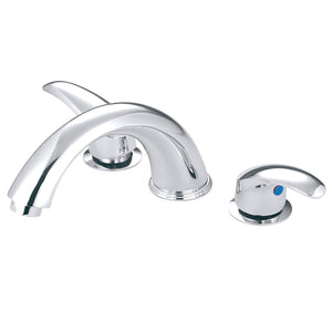 KS6361LL Two-Handle 3-Hole Deck Mount Roman Tub Faucet, Polished Chrome