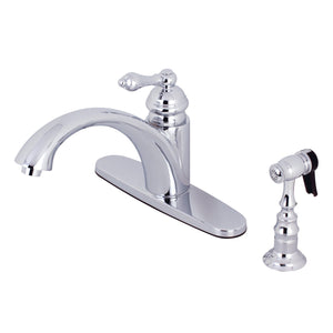 Vintage KS6571ALBS Single-Handle 2-or-4 Hole Deck Mount Kitchen Faucet, Polished Chrome