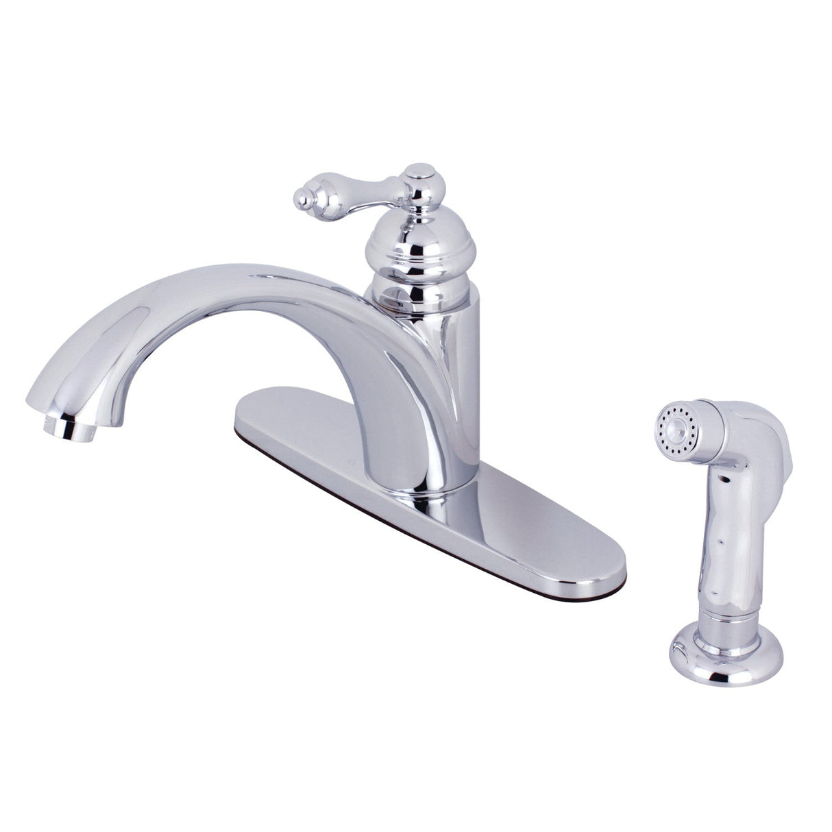 Vintage KS6571ALSP Single-Handle 2-or-4 Hole Deck Mount Kitchen Faucet, Polished Chrome