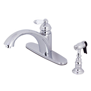 Vintage KS6571PLBS Single-Handle 2-or-4 Hole Deck Mount Kitchen Faucet, Polished Chrome