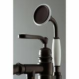 Royale KS7015RL Single-Handle 1-Hole Freestanding Tub Faucet with Hand Shower, Oil Rubbed Bronze