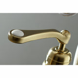 Royale KS7017RL Single-Handle 1-Hole Freestanding Tub Faucet with Hand Shower, Brushed Brass