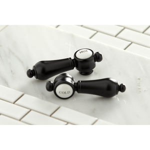 Heirloom KS7020BAL Two-Handle 3-Hole Wall Mount Roman Tub Faucet, Matte Black