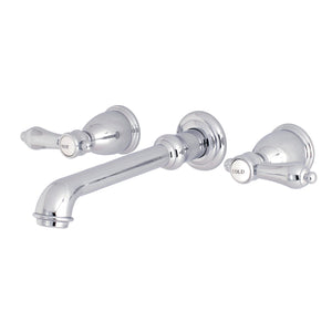 Heirloom KS7021BAL Two-Handle 3-Hole Wall Mount Roman Tub Faucet, Polished Chrome