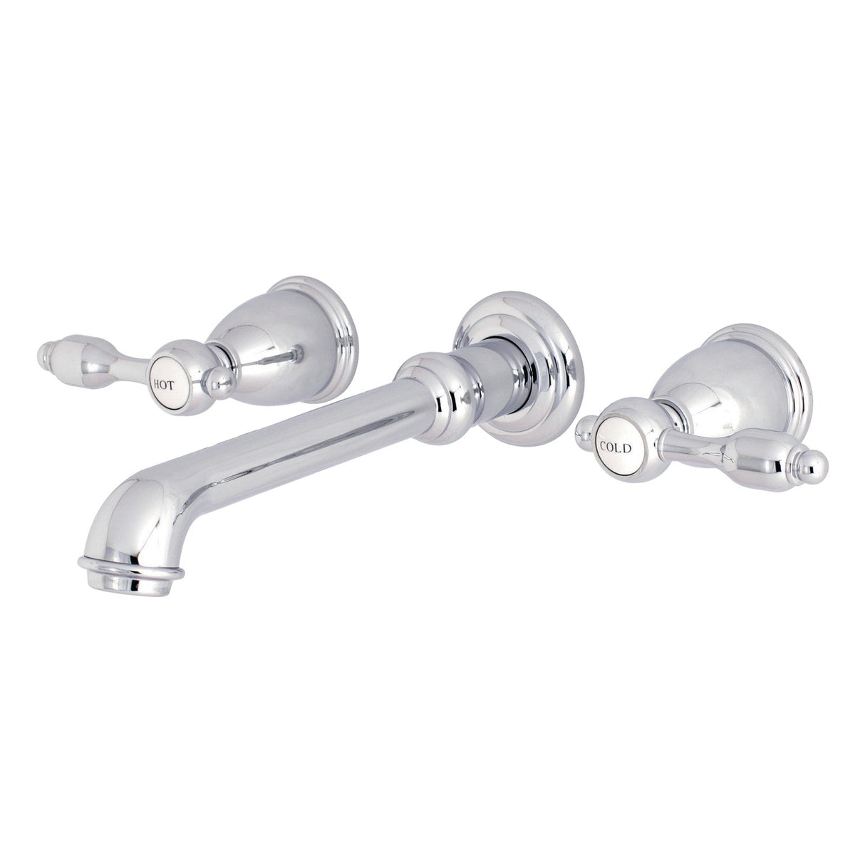 Tudor KS7021TAL Two-Handle 3-Hole Wall Mount Roman Tub Faucet, Polished Chrome