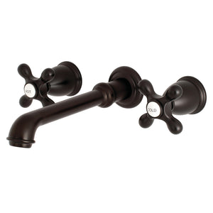 English Country KS7025AX Two-Handle 3-Hole Wall Mount Roman Tub Faucet, Oil Rubbed Bronze