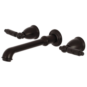Georgian KS7025GL Two-Handle 3-Hole Wall Mount Roman Tub Faucet, Oil Rubbed Bronze
