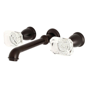 Krystal Onyx KS7025WQL Two-Handle 3-Hole Wall Mount Roman Tub Faucet, Oil Rubbed Bronze