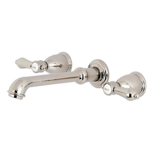 Heirloom KS7026BAL Two-Handle 3-Hole Wall Mount Roman Tub Faucet, Polished Nickel