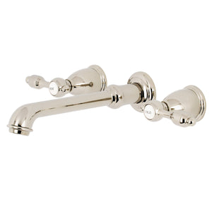 Tudor KS7026TAL Two-Handle 3-Hole Wall Mount Roman Tub Faucet, Polished Nickel