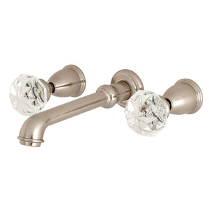 Krystal Onyx KS7028KWL Two-Handle 3-Hole Wall Mount Roman Tub Faucet, Brushed Nickel