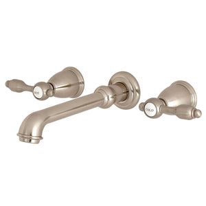 Tudor KS7028TAL Two-Handle 3-Hole Wall Mount Roman Tub Faucet, Brushed Nickel