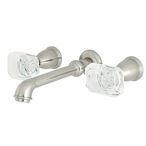 Krystal Onyx KS7028WQL Two-Handle 3-Hole Wall Mount Roman Tub Faucet, Brushed Nickel