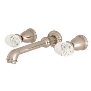 Krystal Onyx KS7028WVL Two-Handle 3-Hole Wall Mount Roman Tub Faucet, Brushed Nickel
