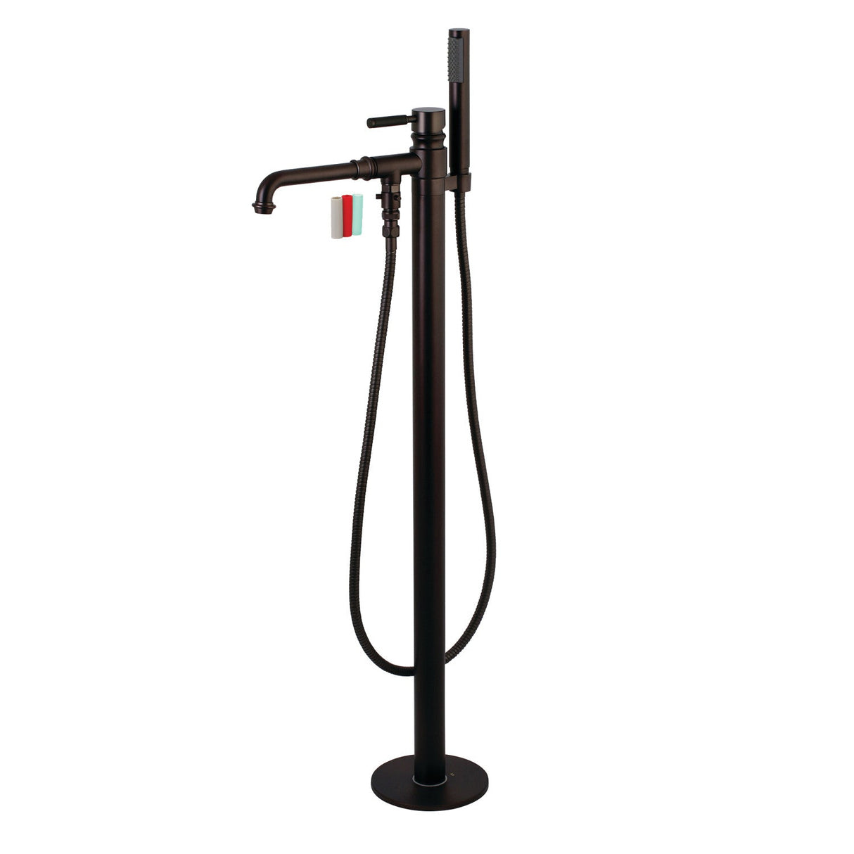 Kaiser KS7035DKL Single-Handle 1-Hole Freestanding Tub Faucet with Hand Shower, Oil Rubbed Bronze