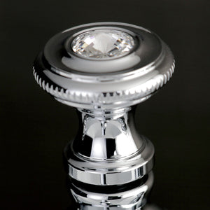 Wilshire KS7101WLL Two-Handle 3-Hole Deck Mount 4" Centerset Bathroom Faucet with Brass Pop-Up, Polished Chrome