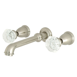 Celebrity KS7128WCL Two-Handle 3-Hole Wall Mount Bathroom Faucet, Brushed Nickel
