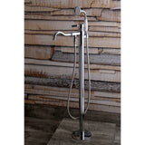 Kaiser KS7131DKL Single-Handle 1-Hole Freestanding Tub Faucet with Hand Shower, Polished Chrome