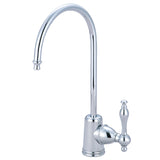 Naples KS7191NL Single-Handle 1-Hole Deck Mount Water Filtration Faucet, Polished Chrome