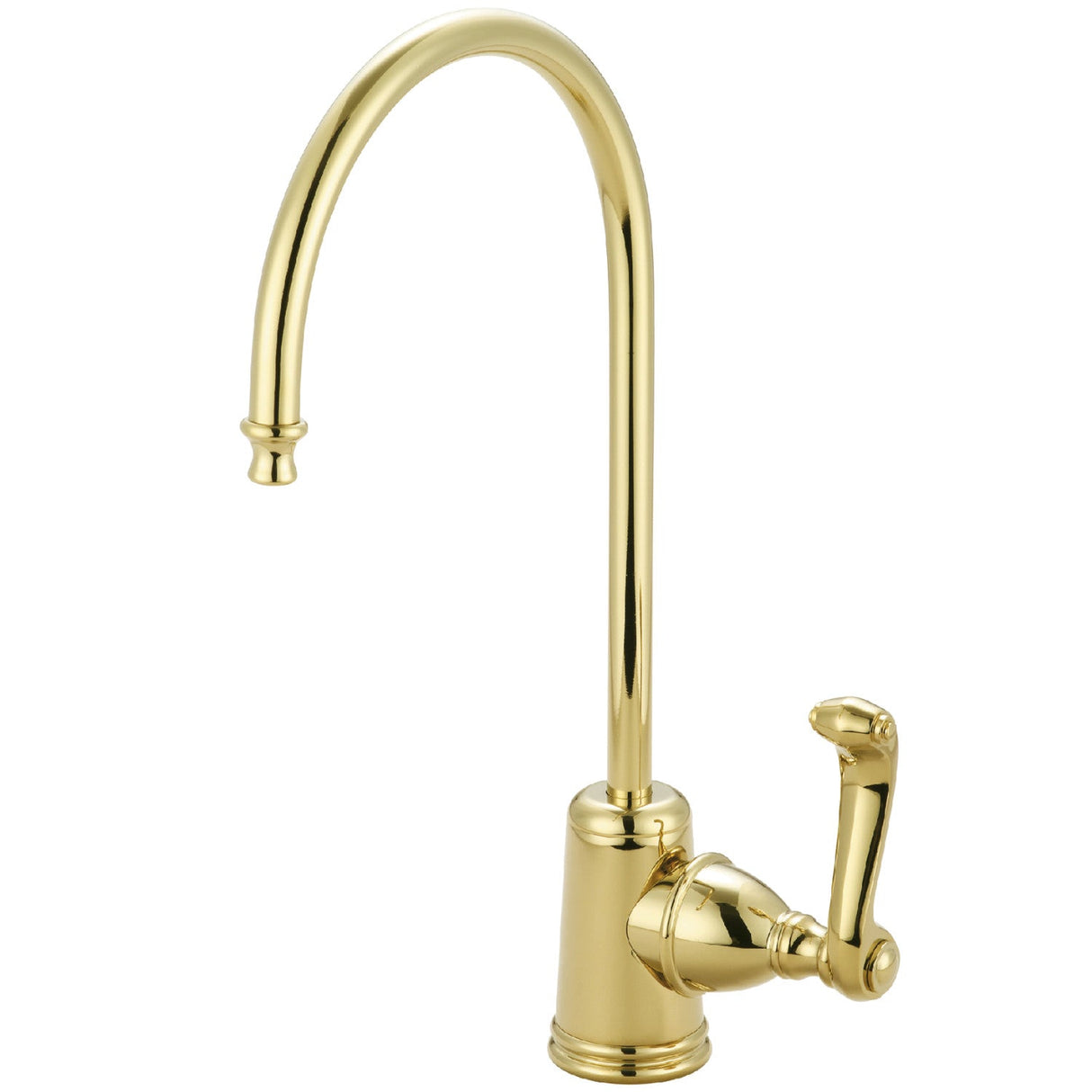 Royale KS7192FL Single-Handle 1-Hole Deck Mount Water Filtration Faucet, Polished Brass