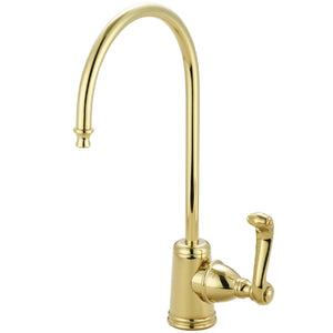Royale KS7192FL Single-Handle 1-Hole Deck Mount Water Filtration Faucet, Polished Brass