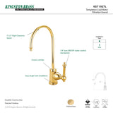 Templeton KS7192TL Single-Handle 1-Hole Deck Mount Water Filtration Faucet, Polished Brass
