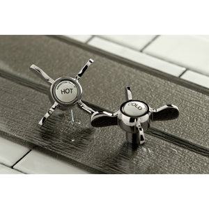 Essex KS7246BEX Two-Handle 2-Hole Wall Mount Bathroom Faucet, Polished Nickel