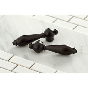 English Country KS7275ALBS Two-Handle 4-Hole Deck Mount Bridge Kitchen Faucet with Side Sprayer, Oil Rubbed Bronze